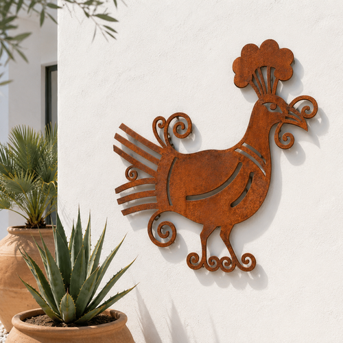 Pavoncella sarda in Corten