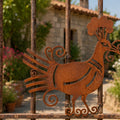 Pavoncella sarda in Corten