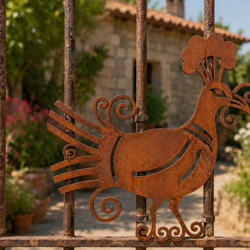 Pavoncella sarda in Corten