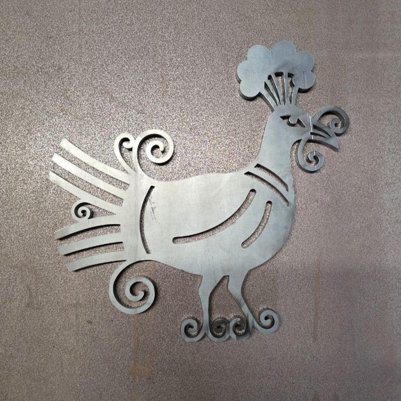 Sardinian Pavoncella in CorTen Steel